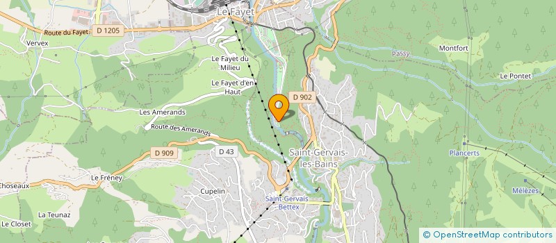 localisation de l'entreprise MONSIEUR ALEXANDRE DECARROZ  SAINT-GERVAIS-LES-BAINS