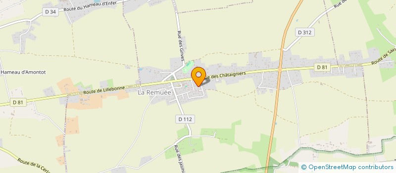 localisation de l'entreprise MONSIEUR ALEXANDRE DECHAMPS  LA REMUEE