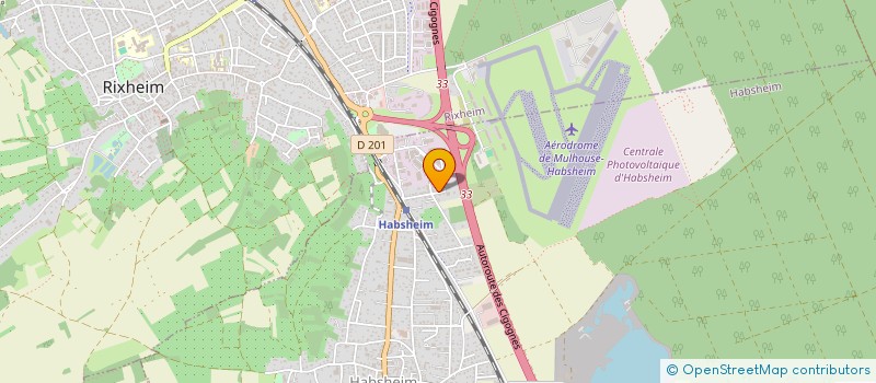 localisation de l'entreprise MONSIEUR ALEXANDRE DECHOZ  HABSHEIM