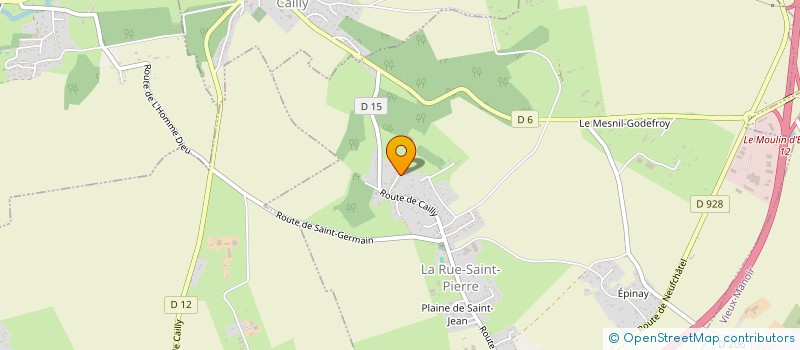 localisation de l'entreprise MONSIEUR ALEXANDRE DECOSSE  LA RUE-SAINT-PIERRE