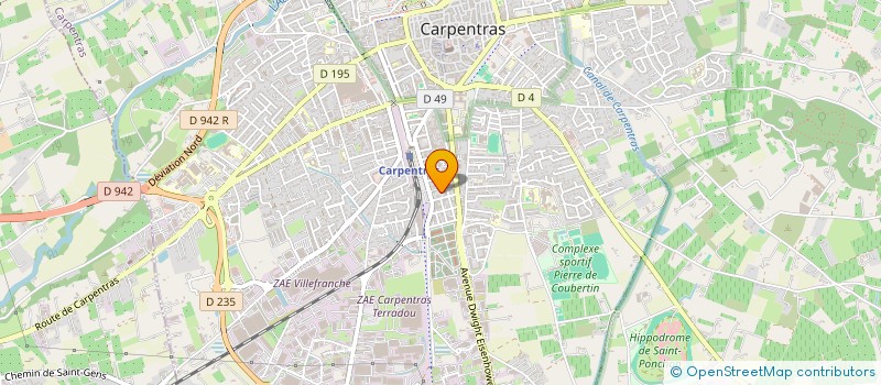 localisation de l'entreprise MONSIEUR ALEXANDRE DECROZANT à CARPENTRAS