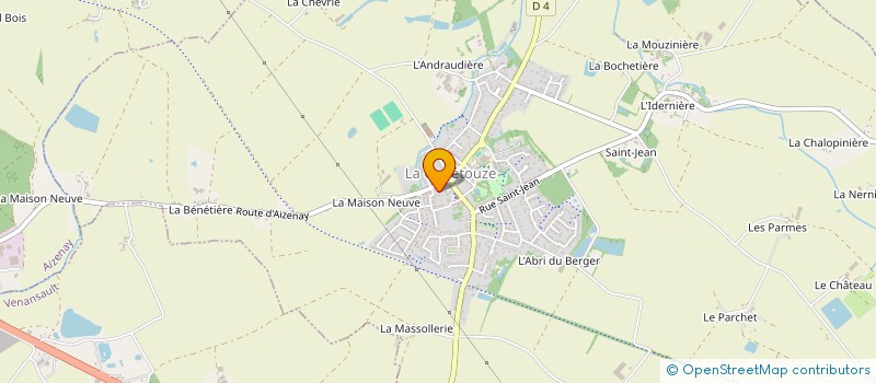 localisation de l'entreprise MONSIEUR ALEXANDRE DEGEORGES  LA GENETOUZE