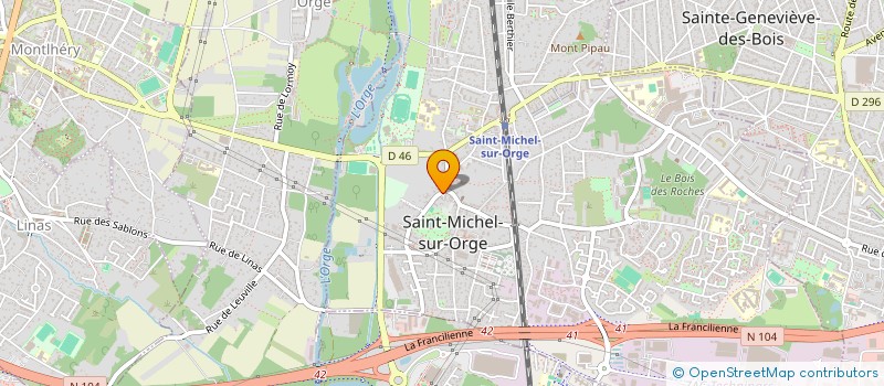 localisation de l'entreprise MONSIEUR ALEXANDRE DEGOULET  SAINT-MICHEL-SUR-ORGE