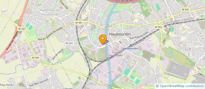 localisation de l'entreprise MONSIEUR ALEXANDRE DEGREZES  HAUBOURDIN