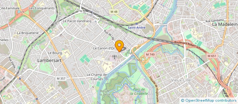 localisation de l'entreprise MONSIEUR ALEXANDRE DEHAENE à LAMBERSART