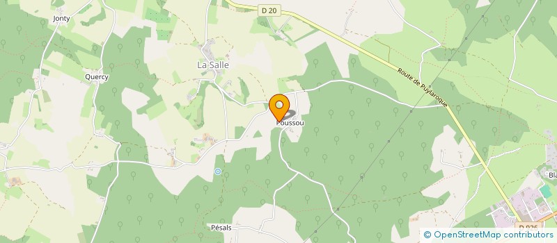 localisation de l'entreprise MONSIEUR ALEXANDRE DEJEAN  CAYLUS