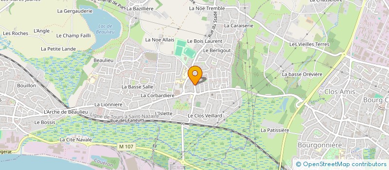 localisation de l'entreprise MONSIEUR ALEXANDRE DEL VALLE à COUERON