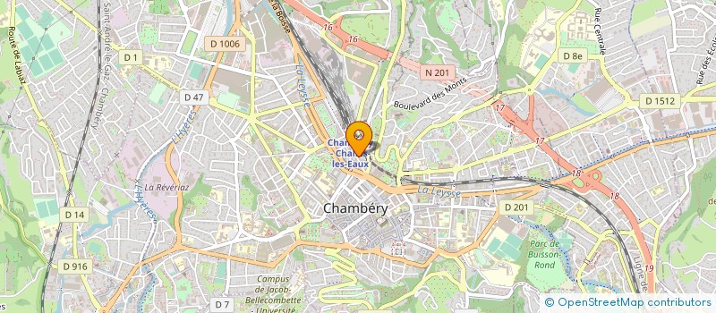 localisation de l'entreprise MONSIEUR ALEXANDRE DEL VECCHIO  CHAMBERY