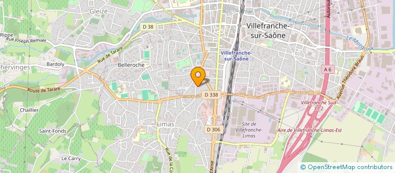 localisation de l'entreprise MONSIEUR ALEXANDRE DELABARRE à VILLEFRANCHE-SUR-SAONE