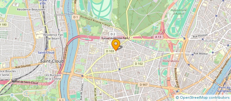 localisation de l'entreprise MONSIEUR ALEXANDRE DELACOUR à BOULOGNE-BILLANCOURT