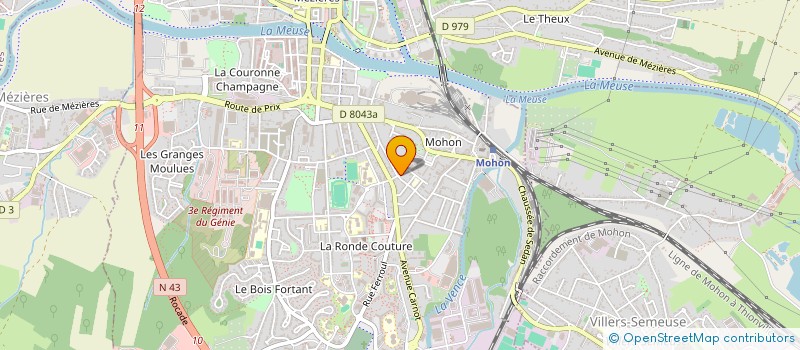 localisation de l'entreprise MONSIEUR ALEXANDRE DELAHAIE  CHARLEVILLE-MEZIERES