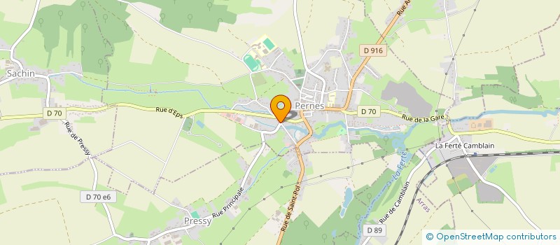 localisation de l'entreprise MONSIEUR ALEXANDRE DELAHAYE  PERNES