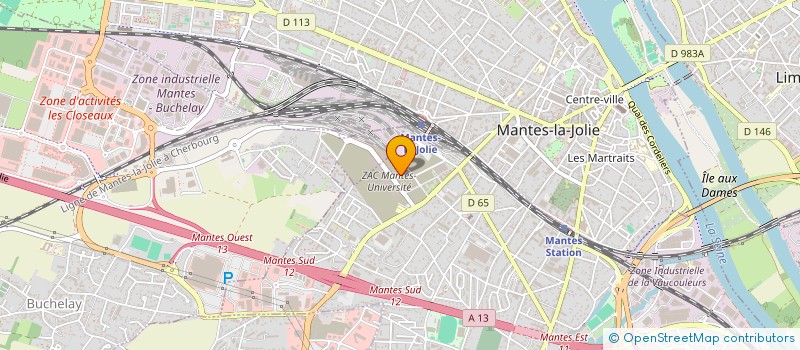 localisation de l'entreprise MONSIEUR ALEXANDRE DELAIN  MANTES-LA-VILLE