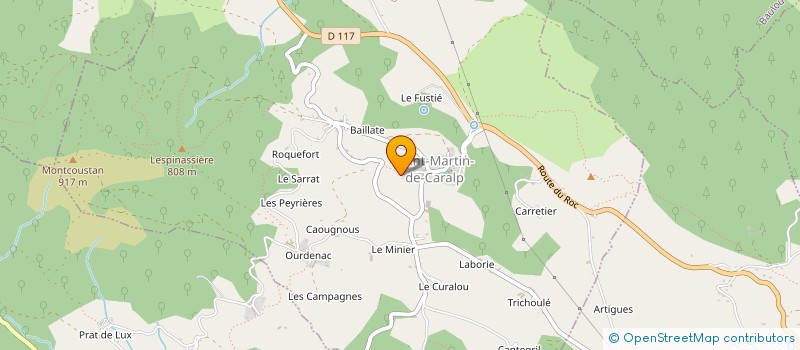 localisation de l'entreprise MONSIEUR ALEXANDRE DELALANDE à ST-MARTIN-DE-CARALP