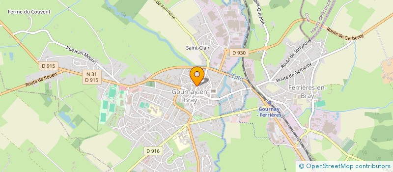 localisation de l'entreprise MONSIEUR ALEXANDRE DELANDE  GOURNAY-EN-BRAY