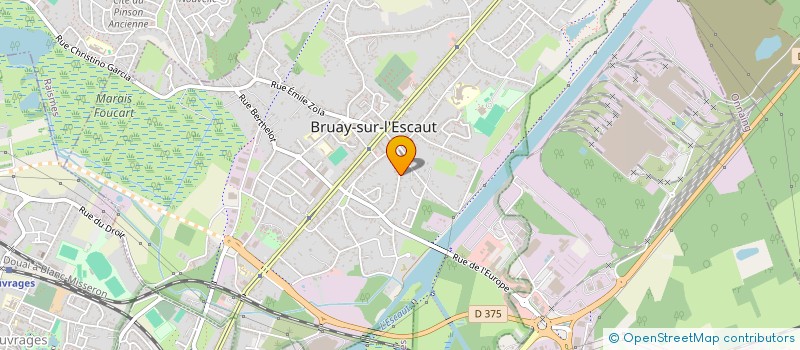 localisation de l'entreprise MONSIEUR ALEXANDRE DELANNOY  BRUAY-SUR-L'ESCAUT