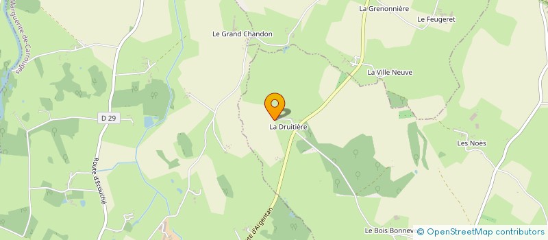 localisation de l'entreprise MONSIEUR ALEXANDRE DELAYRE à SAINT-SAUVEUR-DE-CARROUGES