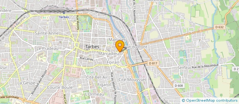 localisation de l'entreprise MONSIEUR ALEXANDRE DELCASSO  BERNADETS-DESSUS