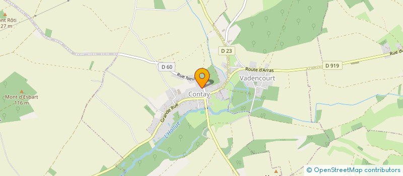 localisation de l'entreprise MONSIEUR ALEXANDRE DELCOURT  CONTAY