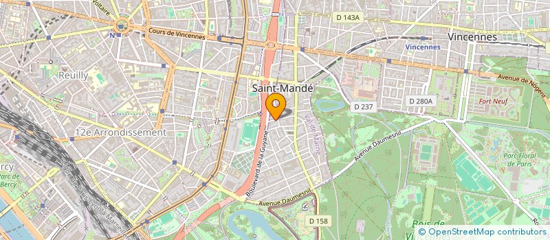 localisation de l'entreprise MONSIEUR ALEXANDRE DELETANG à SAINT-MANDE