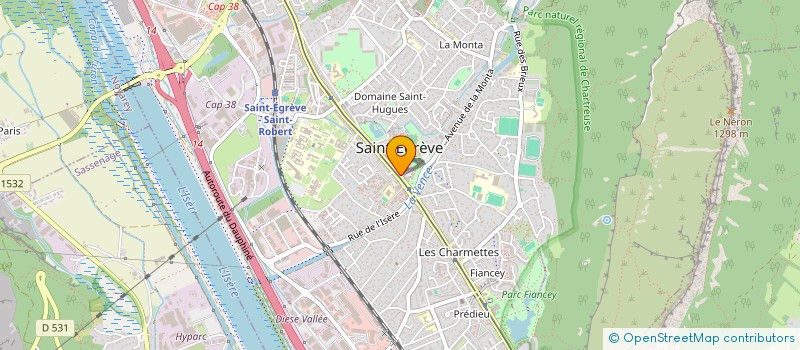 localisation de l'entreprise MONSIEUR ALEXANDRE DELEURENCE  SAINT-EGREVE