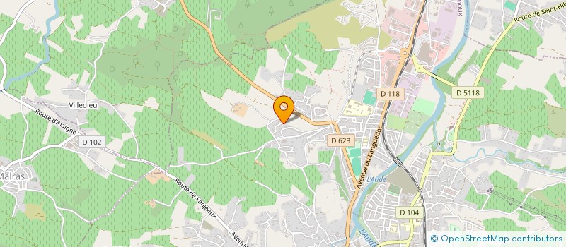localisation de l'entreprise MONSIEUR ALEXANDRE DELGADO à LIMOUX