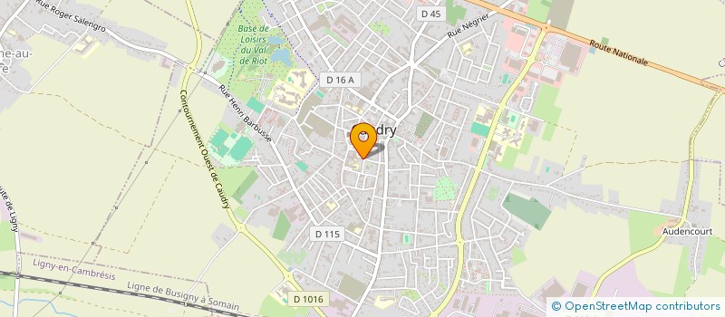 localisation de l'entreprise MONSIEUR ALEXANDRE DELHAYE  CAUDRY