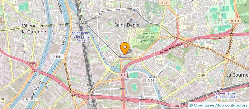 localisation de l'entreprise MONSIEUR ALEXANDRE DELIN à SAINT-DENIS