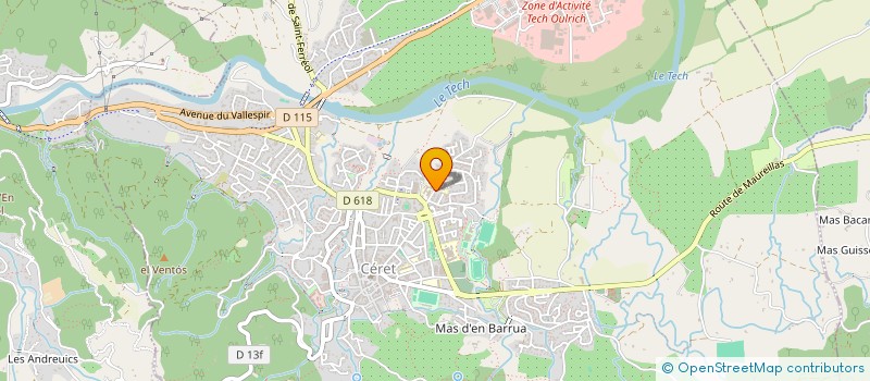 localisation de l'entreprise MONSIEUR ALEXANDRE DELLA COLETTA  CERET