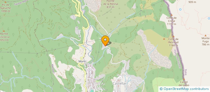 localisation de l'entreprise MONSIEUR ALEXANDRE DELMAS  CASTELLAR