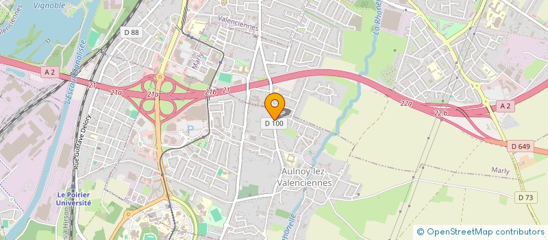 localisation de l'entreprise MONSIEUR ALEXANDRE DELSARTE  AULNOY-LEZ-VALENCIENNES