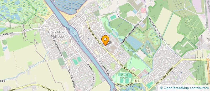 localisation de l'entreprise MONSIEUR ALEXANDRE DELWARDE à GRAVELINES