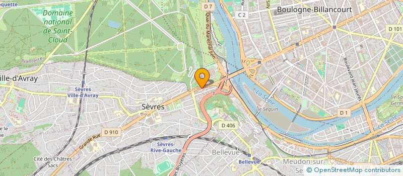 localisation de l'entreprise MONSIEUR ALEXANDRE DEMANCHE à SEVRES