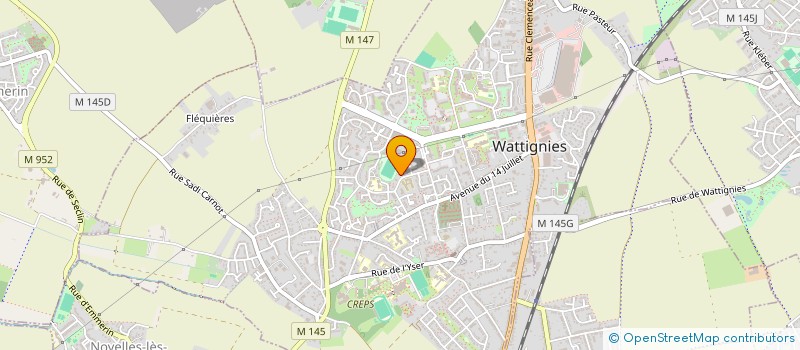 localisation de l'entreprise MONSIEUR ALEXANDRE DEMONTIER  WATTIGNIES