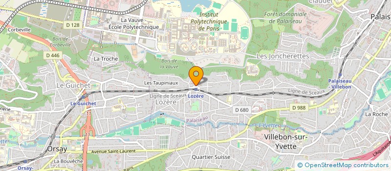 localisation de l'entreprise MONSIEUR ALEXANDRE DENEREAZ à PALAISEAU