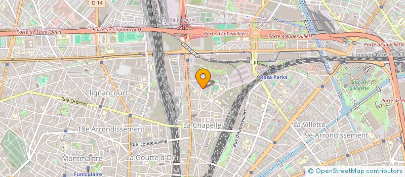 localisation de l'entreprise MONSIEUR ALEXANDRE DENIAUD  PARIS