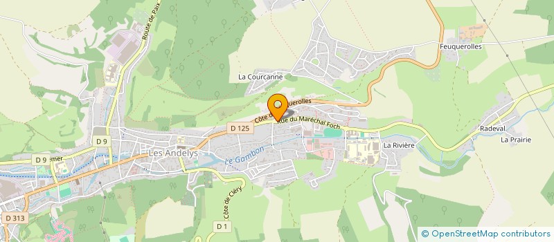 localisation de l'entreprise MONSIEUR ALEXANDRE DENOITTE  LES ANDELYS