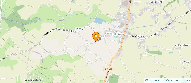 localisation de l'entreprise MONSIEUR ALEXANDRE DENYS  ECLOSE-BADINIERES