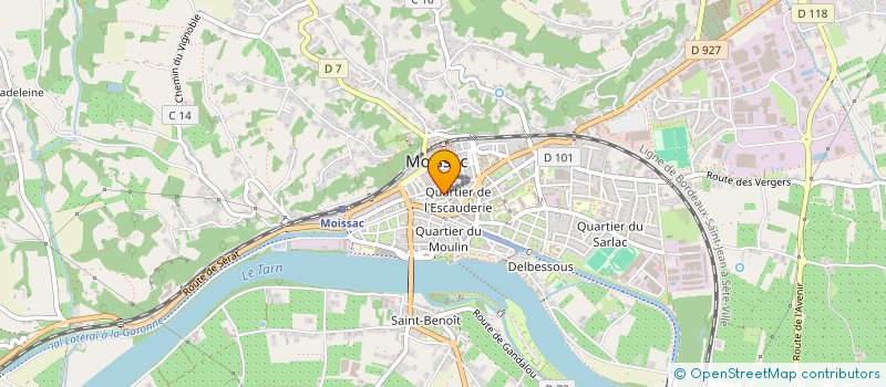 localisation de l'entreprise MONSIEUR ALEXANDRE DERDAR à MOISSAC