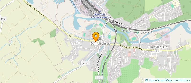 localisation de l'entreprise MONSIEUR ALEXANDRE DERONNE à DAMELEVIERES