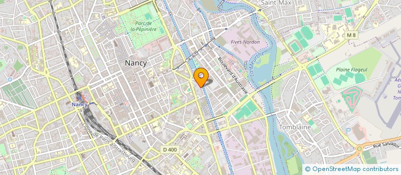 localisation de l'entreprise MONSIEUR ALEXANDRE DERVIEUX  NANCY