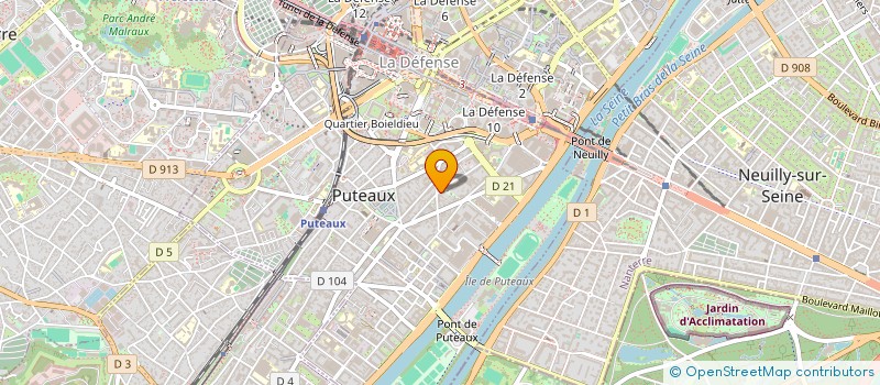 localisation de l'entreprise MONSIEUR ALEXANDRE DERZYPOLSKI  PUTEAUX