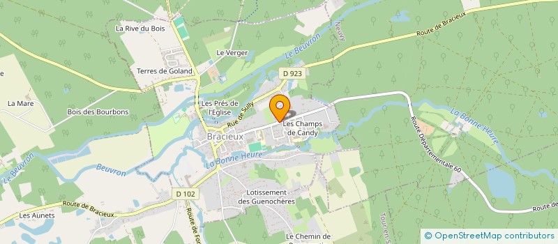 localisation de l'entreprise MONSIEUR ALEXANDRE DESARD  BRACIEUX