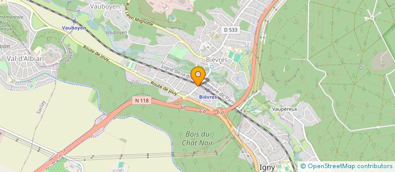 localisation de l'entreprise MONSIEUR ALEXANDRE DESBOIS  BIEVRES