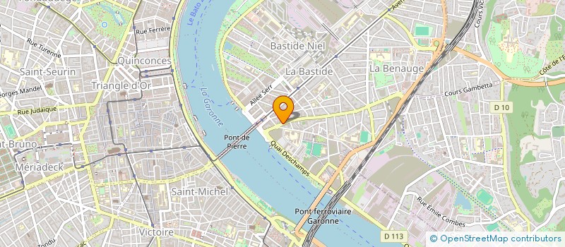 localisation de l'entreprise MONSIEUR ALEXANDRE DESBORDES  BORDEAUX