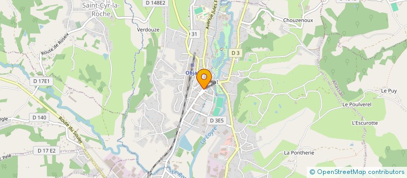 localisation de l'entreprise MONSIEUR ALEXANDRE DESCHAMPS  OBJAT