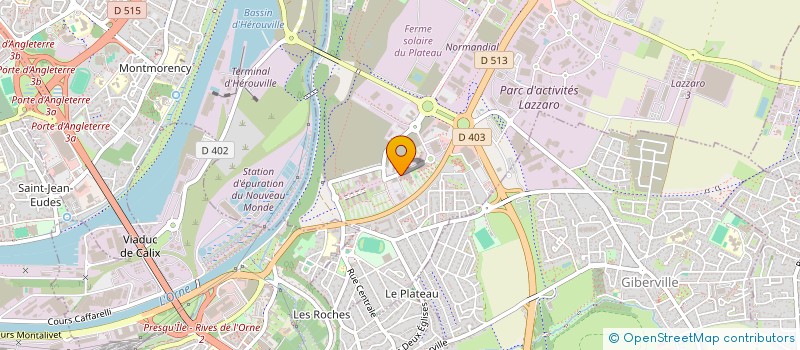 localisation de l'entreprise MONSIEUR ALEXANDRE DESCHAMPS  CAEN