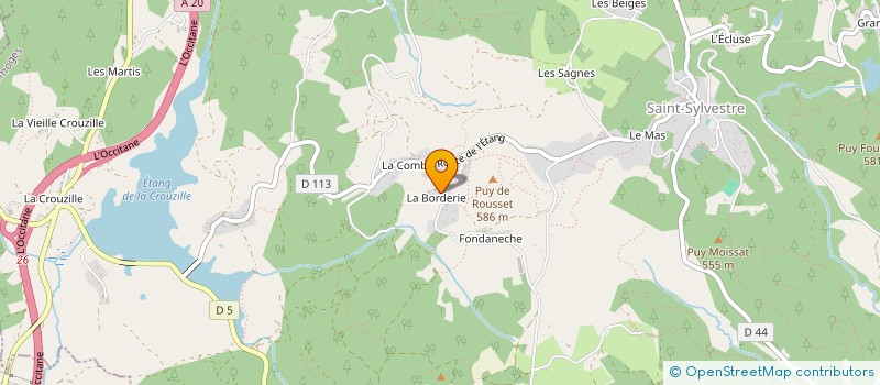 localisation de l'entreprise MONSIEUR ALEXANDRE DESFORGES à SAINT-SYLVESTRE