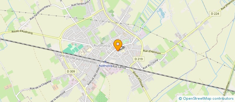 localisation de l'entreprise MONSIEUR ALEXANDRE DESGARDINS  AUDRUICQ