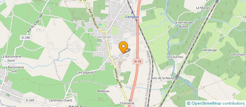 localisation de l'entreprise MONSIEUR ALEXANDRE DESMELIERS à CAVIGNAC